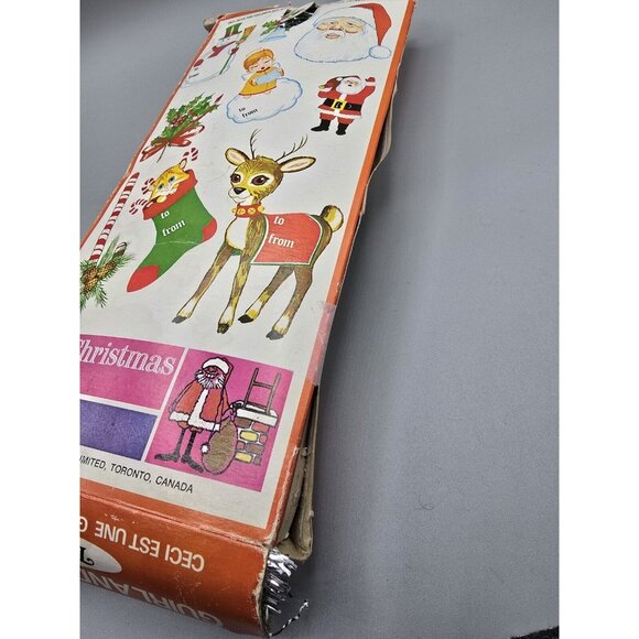 Vintage 30 ' x 2" Fireproof TINSEL GARLAND in Original Box‎ made in Canada - Picture 7 of 7